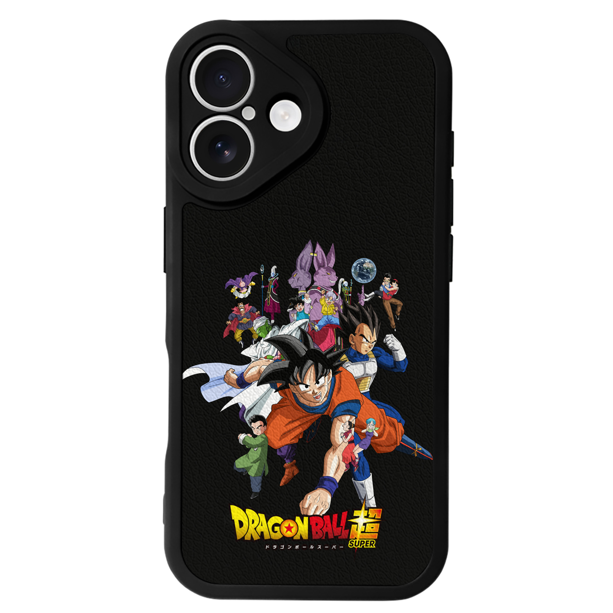 （画像用） ドラゴンボール DRAGON BALL 【iPhone 16シリーズ対応】シリコンスマホケース（レザー調） 材質：シリコン